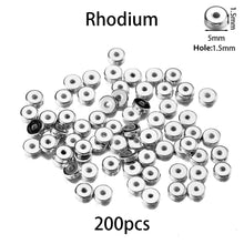 Load image into Gallery viewer, 200-400Pcs CCB Multiple Styles Charm Spacer Beads Wheel Bead Flat Round Loose Beads For DIY Jewelry Making Supplies Accessories
