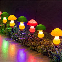 Load image into Gallery viewer, Solar Mushroom String Lights Smart Light Sense Garden Lights Outdoor Waterproof Lawn Lamp Patio Yard Christmas Landscape Decor
