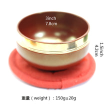 Load image into Gallery viewer, Nepal Brass Tibetan Bowls 7 Chakras Metals Sound Bowl Colorful Handmade Buddhist Singing Bowl Yoga Meditation Mindfulness Gifts
