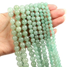 Load image into Gallery viewer, 4/10mm Natural Stone Beads Tiger Eye Amazonite Rose quartz Turquoises Obsidian Agates Beads For Jewelry Making DIY Bracelet
