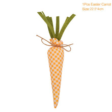 Load image into Gallery viewer, 3/1pcs Nov Woven Easter Carrots Ornaments Hanging Pendant for Easter Home Decorations Supplies 2023 Kids Easter
