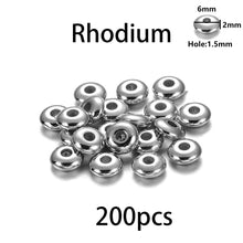 Load image into Gallery viewer, 200-400Pcs CCB Multiple Styles Charm Spacer Beads Wheel Bead Flat Round Loose Beads For DIY Jewelry Making Supplies Accessories
