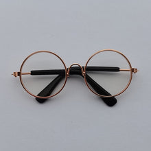 Load image into Gallery viewer, Lovely Vintage Round Cat Sunglasses Reflection Eye wear glasses For Small Dog Cat Pet Photos Pet Products Props Accessories
