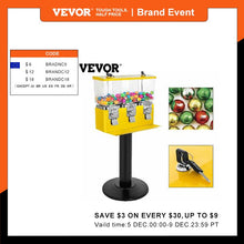 Load image into Gallery viewer, VEVOR Triple Candy Gumball Vending Machine Dispenser W/ Keys Outdoor Amusement Park
