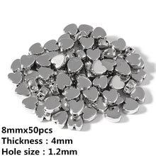 Load image into Gallery viewer, 50-300pcs/Lot Heart Star Round CCB Beads Big Hole Beads For Jewelry Making  Loose Spacer Beads DIY Bracelet Necklace Accessories
