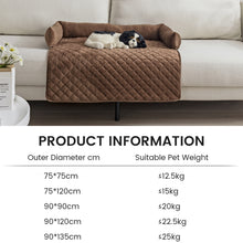 Load image into Gallery viewer, Dog Sofa Mat Dog Bed Plush Dog Pad Pet Sofa Cover Soft Warm Non-Slip Washable
