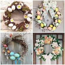 Load image into Gallery viewer, 10/12/15/20/25/30cm Round Natural Rattan Ring Christmas Garland Hanging Ornament DIY Floral Wreath Wedding Decoration Home Decor
