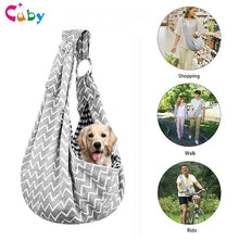 Load image into Gallery viewer, Dog Carrier Sling Hands-Free Outdoor Pet Travel Bag Tote Reversible
