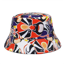 Load image into Gallery viewer, 2023 Summer Bucket Hat Hip Hop Men Print Fisherman Caps Streetwear Double-sided Hats For Women Beach Cap Unisex Panama Hat
