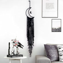 Load image into Gallery viewer, Multicolor Moon Star Dream Catchers Decor Macrame Woven Dream catchers Bohemian Wall Hangings Bedroom Home Decor Moon ornaments
