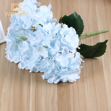 Load image into Gallery viewer, WQNJIN Large 5 Heads Artificial Flower Bunch Silk Hydrangea Wedding Bridal Bouquet Fake Flower Home Decor Flower Wall
