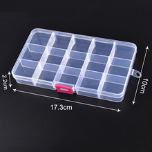 Load image into Gallery viewer, Transparent Jewelry Box Organizer Plastic Storage Case Adjustable Container For Beads Earring Box Jewelry Organizer Display Box
