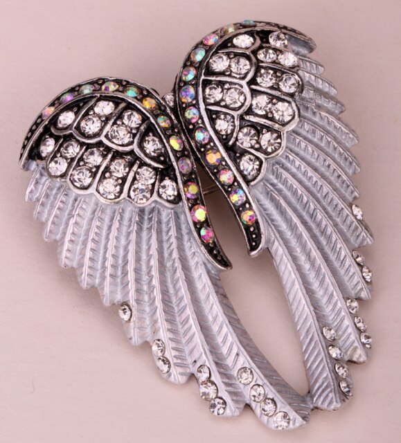 YACQ Angel Wings Brooch Pin Pendant Women