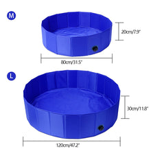 Load image into Gallery viewer, Foldable Dog Pool Pet Bath Swimming Tub Outdoor Indoor Collapsible
