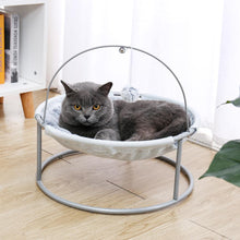 Load image into Gallery viewer, Pet Bed Soft Plush Nest Cat Hammock Detachable Mat Bed with Dangling Ball
