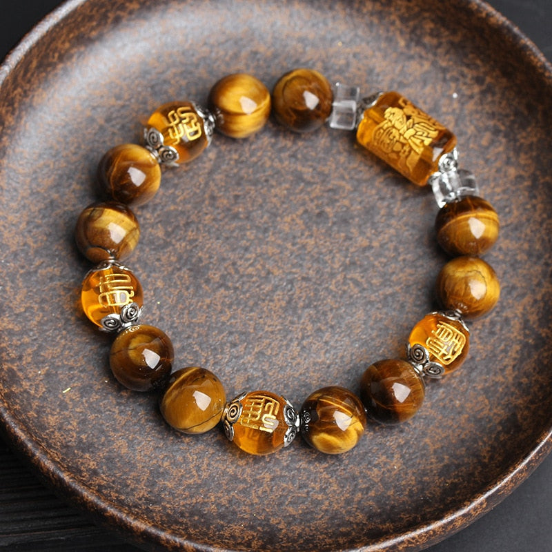 Tiger Eyes Stone Beads Bangles & Bracelets