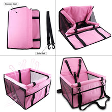 Load image into Gallery viewer, Travel Car Dog Carriers Folding Pet Dog Seat Bags Waterproof
