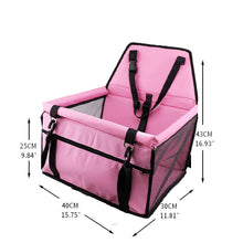 Load image into Gallery viewer, Travel Car Dog Carriers Folding Pet Dog Seat Bags Waterproof
