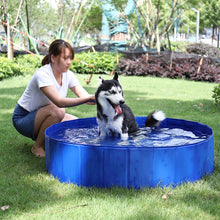 Load image into Gallery viewer, Foldable Dog Pool Pet Bath Swimming Tub Outdoor Indoor Collapsible
