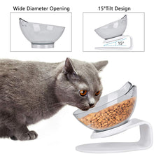 Load image into Gallery viewer, Double Cat Bowl With Stand Non Slip Protect Cervical Vertebra
