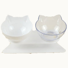 Load image into Gallery viewer, Double Cat Bowl With Stand Non Slip Protect Cervical Vertebra
