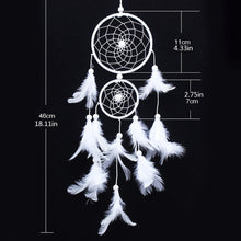 Load image into Gallery viewer, Korean Version Feather Crafts Dream Catcher Aerial Charm
