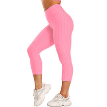 Load image into Gallery viewer, Hot Women Capri Yoga Pants Sexy Sport leggings Scrunch Butt Tights
