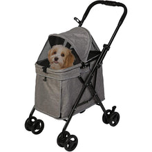 Load image into Gallery viewer, Luxury 4 Wheels Folding Pet Stroller for Medium Dogs or Cats
