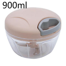 Load image into Gallery viewer, Manual Fruit Vegetable Chopper Hand Cutter Onion Nuts Grinder Mincer Shredder Multifunction
