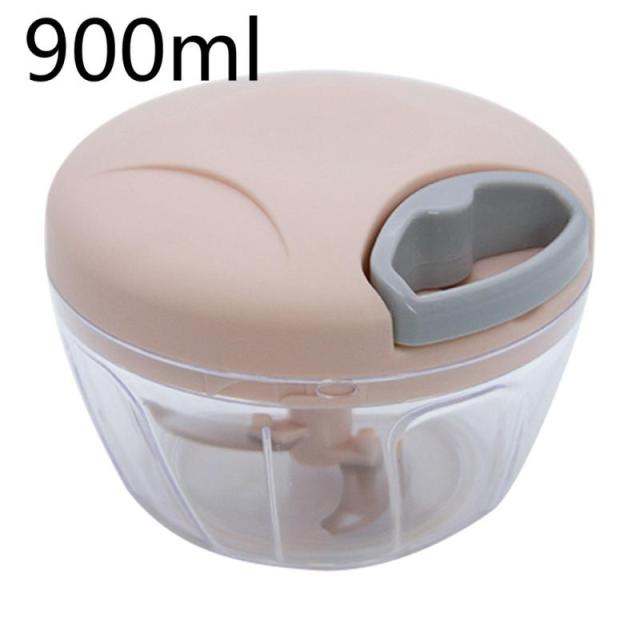 Manual Fruit Vegetable Chopper Hand Cutter Onion Nuts Grinder Mincer Shredder Multifunction