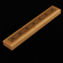 Load image into Gallery viewer, Bamboo Wooden Box Incense Stick Holder and Burner
