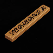 Load image into Gallery viewer, Bamboo Wooden Box Incense Stick Holder and Burner
