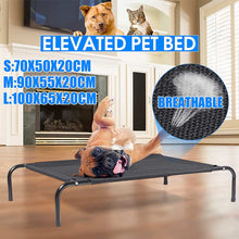 Load image into Gallery viewer, Elevated Dog Bed Lounger Sleep Pet Raised Cot Hammock for Indoor Outdoor Breathable Mesh
