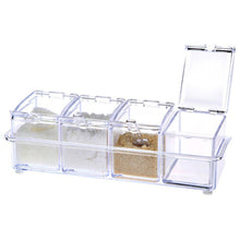 Load image into Gallery viewer, 1set New Kitchen Organizer Storage Boxes Spices Seasoning Jar Transparent
