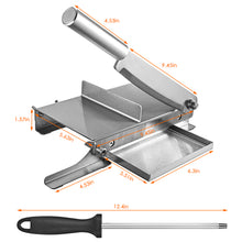 Load image into Gallery viewer, 9.5 inch Vegetable Cutting Machine Manual Meat Slicer
