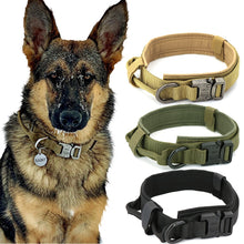 Load image into Gallery viewer, Dog Collar Adjustable Tactical And Leash Set
