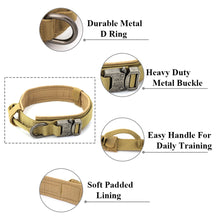 Load image into Gallery viewer, Dog Collar Adjustable Tactical And Leash Set
