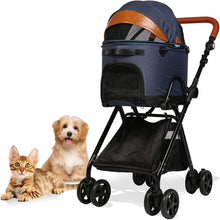 Load image into Gallery viewer, Luxury Folding Pet Stroller for Medium Dogs &amp; Cats
