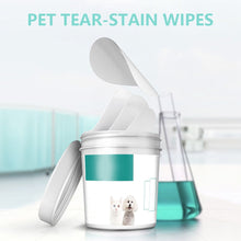 Load image into Gallery viewer, Pet Eye Cleaning Round Pad Dogs Tear Stain Remover Wipes
