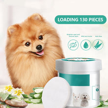 Load image into Gallery viewer, Pet Eye Cleaning Round Pad Dogs Tear Stain Remover Wipes
