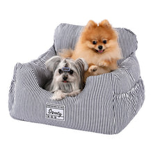 Load image into Gallery viewer, Pet Dog Car Seat Pad With Safety Belt Detachable Bed
