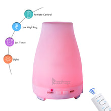 Load image into Gallery viewer, 110V 200ML RGB Aroma Diffuser with White Controller Portable Utrasonic
