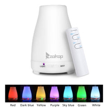 Load image into Gallery viewer, 110V 200ML RGB Aroma Diffuser with White Controller Portable Utrasonic
