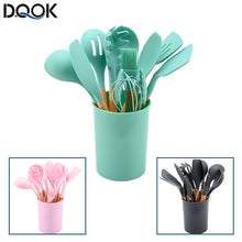 Load image into Gallery viewer, Silicone Kitchenware Cooking Utensils Set
