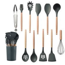 Load image into Gallery viewer, Silicone Kitchenware Cooking Utensils Set
