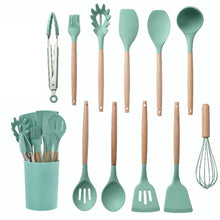 Load image into Gallery viewer, Silicone Kitchenware Cooking Utensils Set
