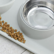 Load image into Gallery viewer, Kitten Dual Use Pet Bowl Food Class Plastic Stainless
