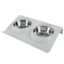 Load image into Gallery viewer, Kitten Dual Use Pet Bowl Food Class Plastic Stainless
