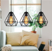 Load image into Gallery viewer, Three Chandelier Geometric Nested Hanging Chandelier For Table Dining
