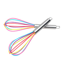 Load image into Gallery viewer, Colorful Silicone Kitchen Whisk Non-Slip Easy to Clean
